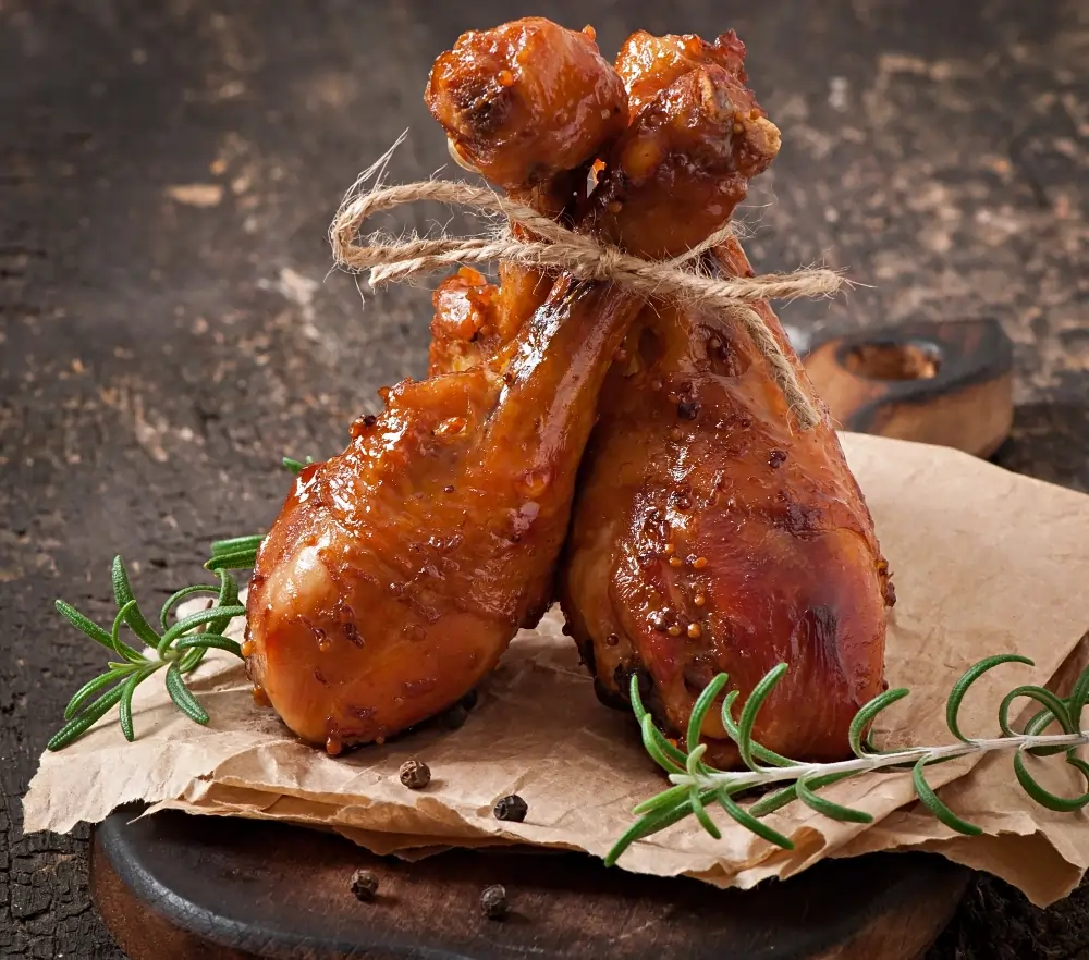 "Juicy and flavorful chicken drumstick recipes on a plate, perfect for dinner inspiration."