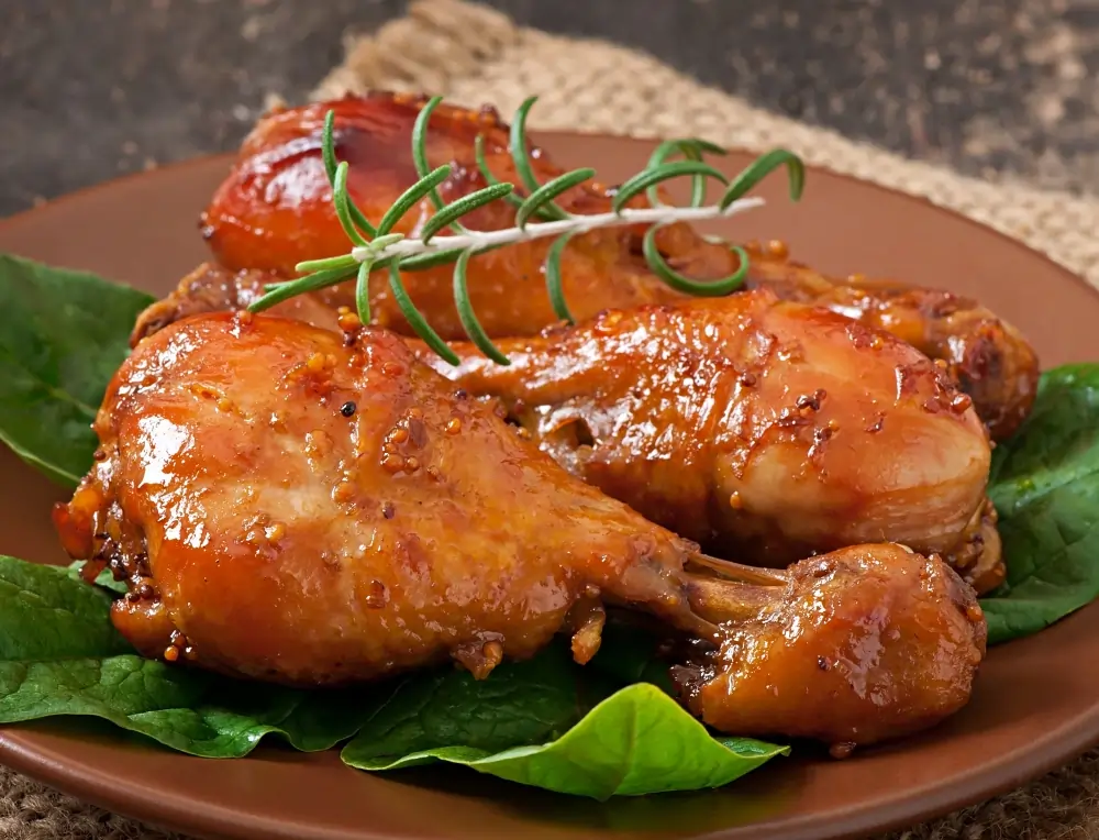 "Juicy and flavorful chicken drumstick recipes on a plate, perfect for dinner inspiration."